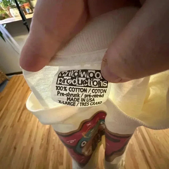 VINTAGEx 90s Gary Baseman Dog Art Shirt XL Wildwood Productions - Picture 3 of 8